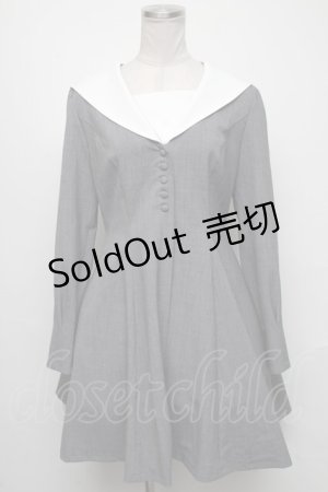 画像: NO.S PROJECT / セーラーワンピース L グレー S-25-05-05-1036-LO-OP-HR-ZS