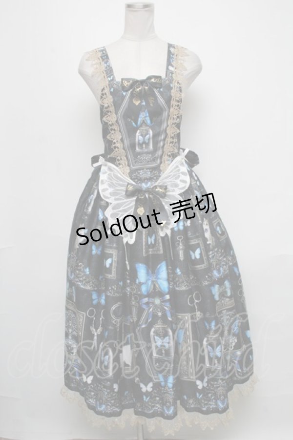 画像1: Royal Princess Alice / Morpho Butterfly ドレス  黒 S-25-05-05-1040-LO-OP-HR-ZS (1)