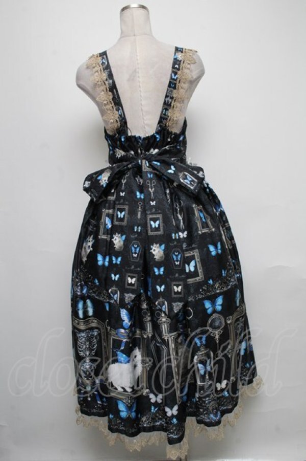画像2: Royal Princess Alice / Morpho Butterfly ドレス  黒 S-25-05-05-1040-LO-OP-HR-ZS (2)
