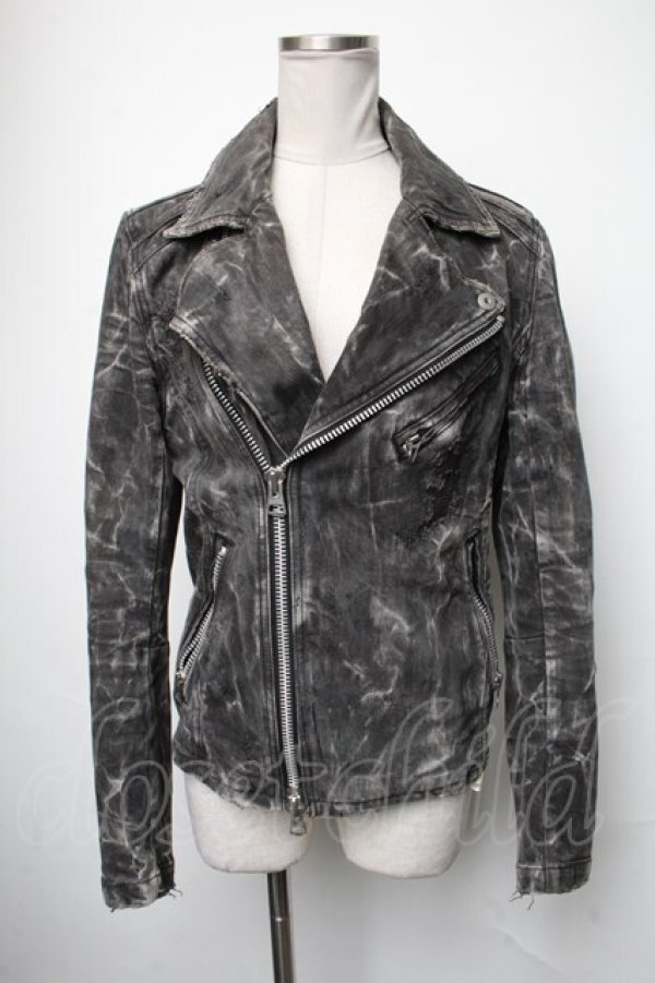 画像1: CIVARIZE / Denim ridersジャケット 44 黒 S-25-05-05-026-GO-JA-AS-ZS (1)