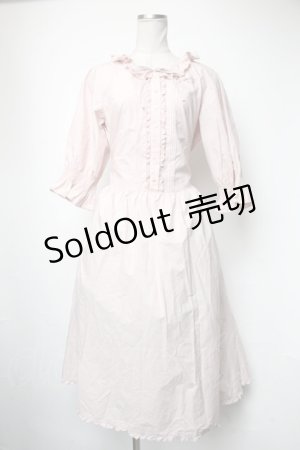 画像: PINK HOUSE / タイプライターワンピース  ピンク S-25-05-05-040-LO-OP-AS-ZS