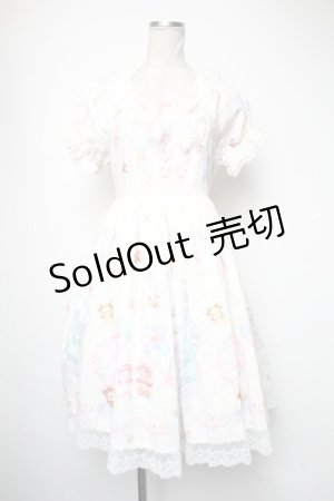 画像: BABY,THE STARS SHINE BRIGHT / くみゃちゃんのふわふわお空でTea Partyワンピース  オフ S-25-05-05-042-BA-OP-AS-ZS