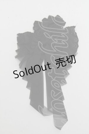 画像: LOLITA / リボンクリップ  黒 S-25-05-08-001-LO-AC-AS-ZS