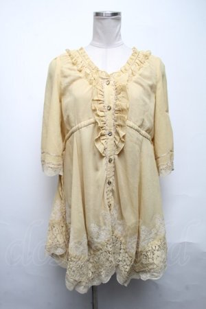 画像: axes femme / ワンピース  ベージュ S-25-05-08-046-AX-TO-AS-ZS