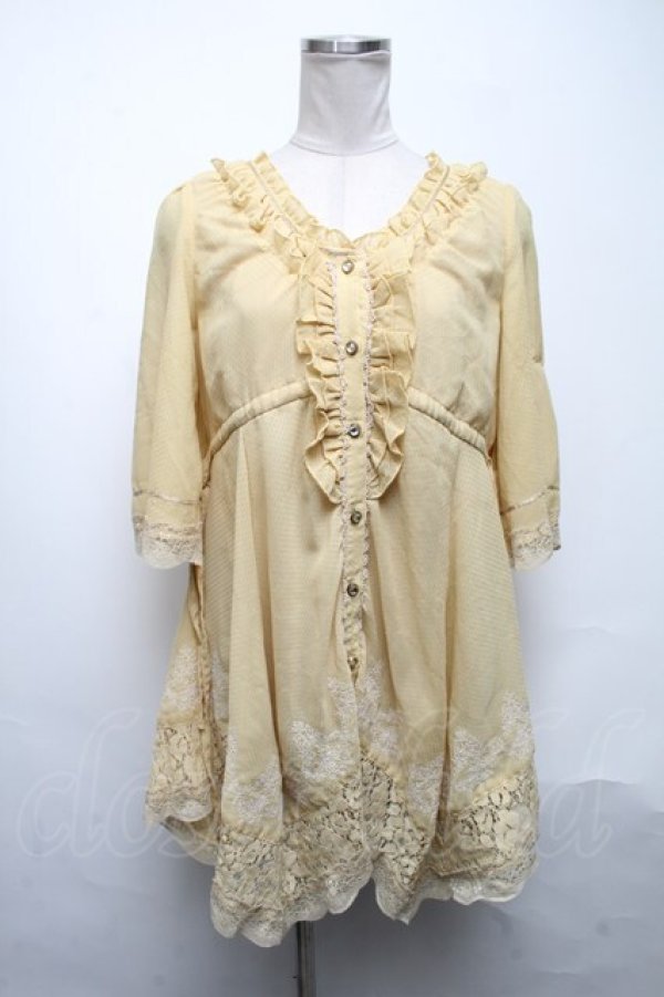 画像1: axes femme / ワンピース  ベージュ S-25-05-08-046-AX-TO-AS-ZS (1)