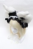 画像1: 危機裸裸商店 / 角&リボンヘッドドレス  黒ｘ白 S-25-05-08-005-GO-AC-HR-ZS (1)