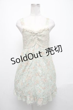 画像: axes femme / ワンピース  グリーン S-25-05-08-050-AX-OP-AS-ZS
