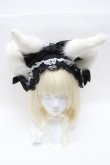 画像2: 危機裸裸商店 / 角&リボンヘッドドレス  黒ｘ白 S-25-05-08-005-GO-AC-HR-ZS (2)