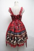 画像2: Angelic Pretty / British Bearジャンパースカート  赤 S-25-05-08-053-AP-OP-HR-ZS (2)