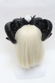画像4: DARK IN LOVE / ホーンカチューシャ  黒 S-25-05-08-006-PU-AC-AS-ZS (4)