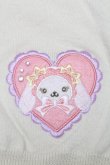 画像4: BABY,THE STARS SHINE BRIGHT / なかよしくみゃちゃんワッペンカーディガン  アイボリー S-25-05-08-014-BA-TO-AS-ZS (4)