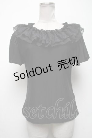 画像: MR corset / パフ袖トップス  黒 S-25-05-08-025-PU-TO-AS-ZS