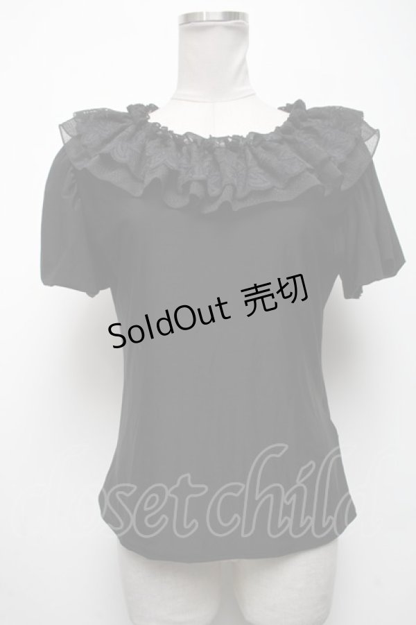 画像1: MR corset / パフ袖トップス  黒 S-25-05-08-025-PU-TO-AS-ZS (1)