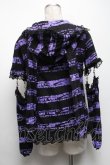 画像2: ACDC RAG / ハラジュクパーカー  黒ｘ紫 S-25-05-08-031-PU-TS-HR-ZS (2)