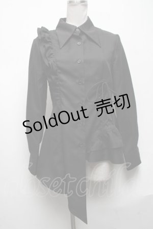 画像: GOTH / ブラウス  黒 S-25-05-08-033-GO-TO-AS-ZS