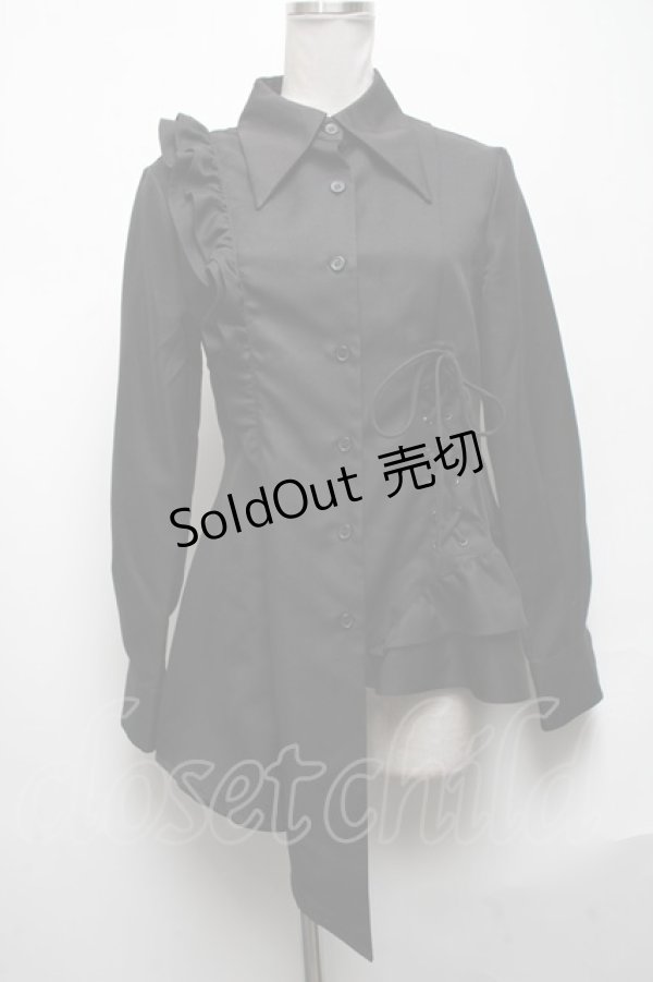 画像1: GOTH / ブラウス  黒 S-25-05-08-033-GO-TO-AS-ZS (1)