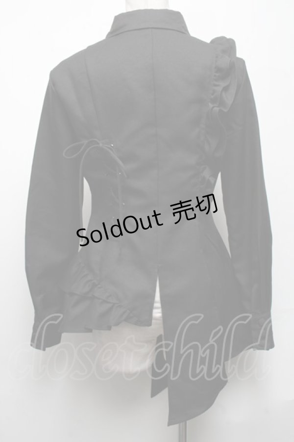 画像2: GOTH / ブラウス  黒 S-25-05-08-033-GO-TO-AS-ZS (2)