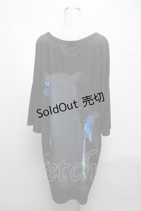 画像2: anko ROCK / 少女プリントTシャツ  黒 S-25-05-08-035-PU-TS-HR-ZS (2)