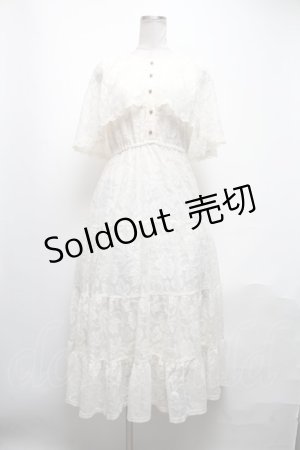 画像: axes femme / ヴィンテージ風ドレス  キナリ S-25-05-08-042-AX-OP-HR-ZS