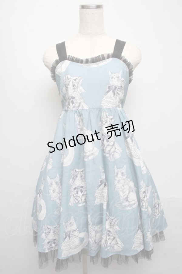 画像1: LOLITA / ワンピース  サックス S-25-05-13-048-LO-OP-AS-ZS (1)