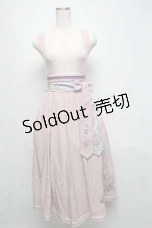画像: Amavel / 鈴猫みくじの縁結スカート  ピンク S-25-05-13-051-CA-SK-AS-ZS