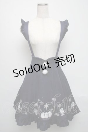 画像: Amavel / Snow Fairy Crystalバッスルスカート  紺 S-25-05-13-053-CA-SK-AS-ZS