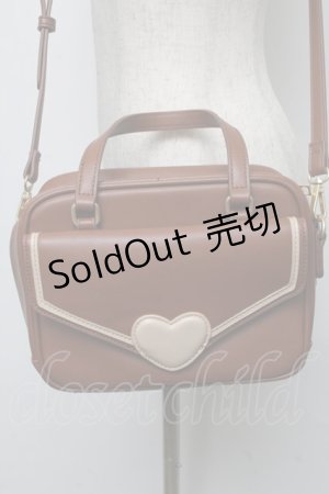 画像: m petit by misako / TT*AMハートカブセ  ブラウン S-25-05-13-018-LO-BG-AS-ZS