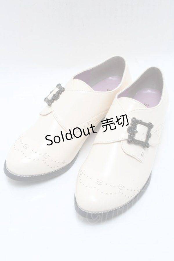 画像1: axes femme / モンクストラップシューズ  オフ S-25-05-14-004-AX-SH-HR-ZS (1)