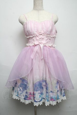 画像: DOLL PARADISE / スワンワンピース  ピンク S-25-05-14-039-LO-OP-AS-ZS
