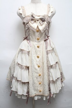 画像: Angelic Pretty / Dream Roseジャンパースカート  オフ S-25-05-14-043-AP-OP-AS-ZS
