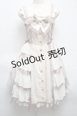 画像: Angelic Pretty / Dream Roseジャンパースカート  オフ S-25-05-14-043-AP-OP-AS-ZS