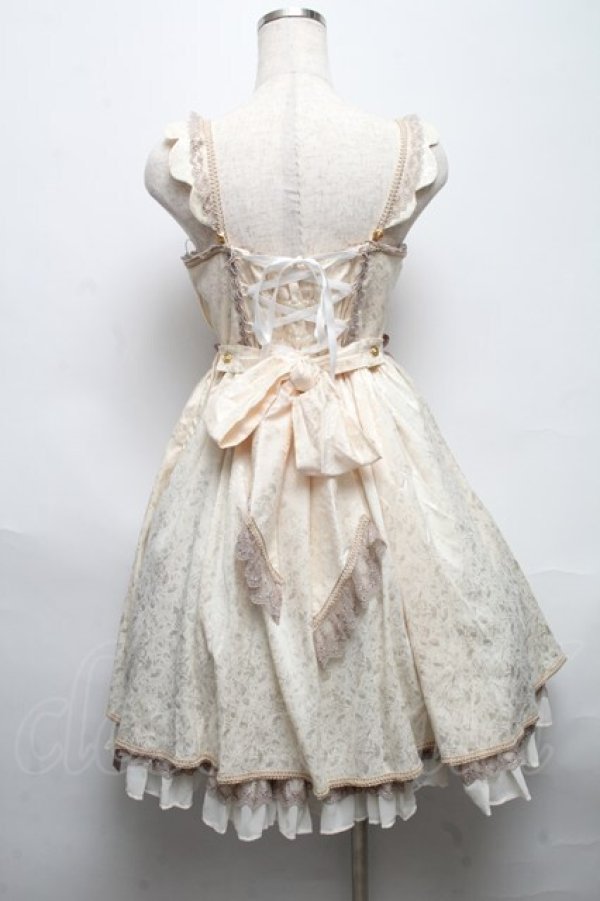 画像2: Angelic Pretty / Dream Roseジャンパースカート  オフ S-25-05-14-043-AP-OP-AS-ZS (2)