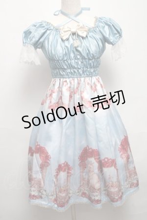 画像: Enchantlic Enchantilly / 城猫の王女様ワンピース  サックス S-25-05-14-045-LO-OP-AS-ZS