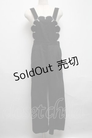 画像: MILK / Sleepサロペットパンツ  黒 S-25-05-14-052-ML-OP-AS-ZT391