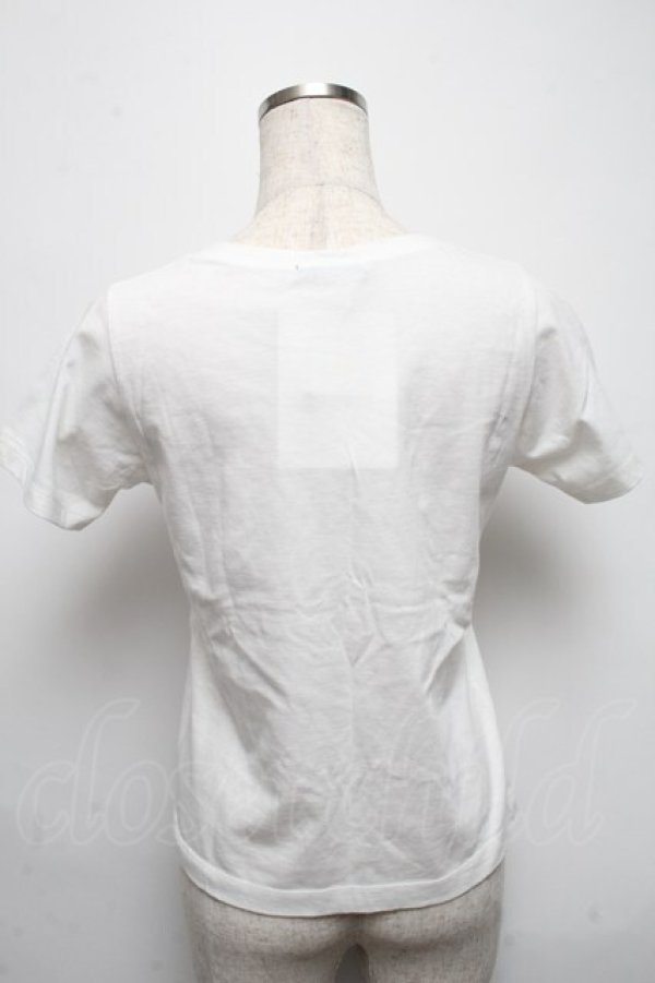 画像2: MILK / パンジーCAT Tee  白 S-25-05-14-009-ML-TO-AS-ZS (2)