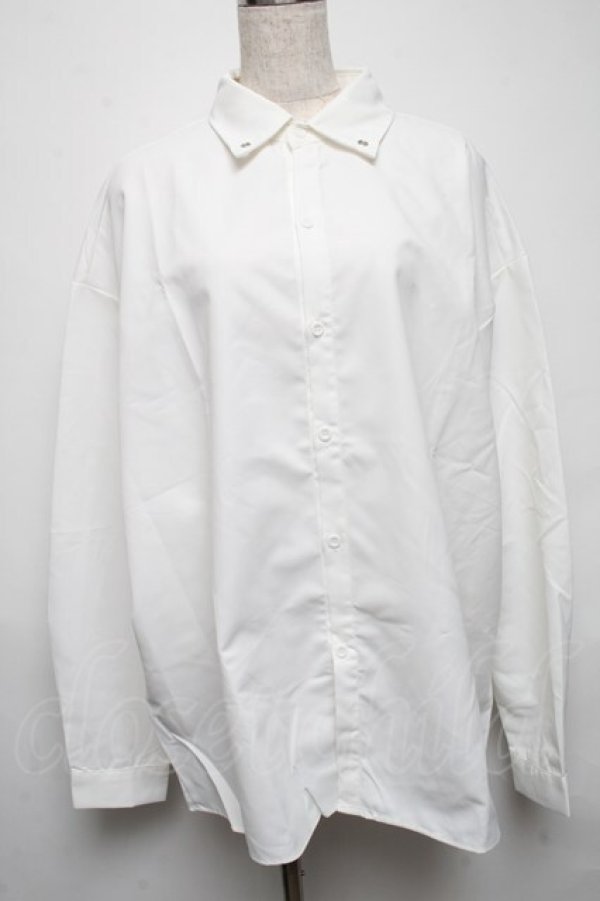 画像1: PUNK / ネクタイ付シャツ  白 S-25-05-14-013-PU-TO-AS-ZS (1)