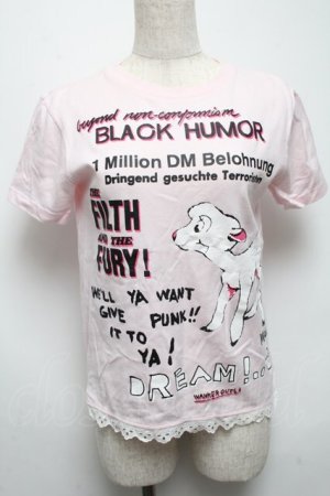 画像: MILK / プリントTシャツ  ピンク S-25-05-14-014-ML-TO-AS-ZS