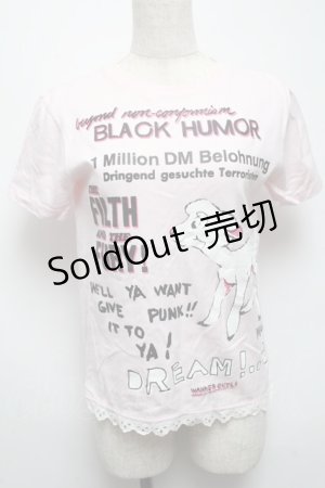画像: MILK / プリントTシャツ  ピンク S-25-05-14-014-ML-TO-AS-ZS
