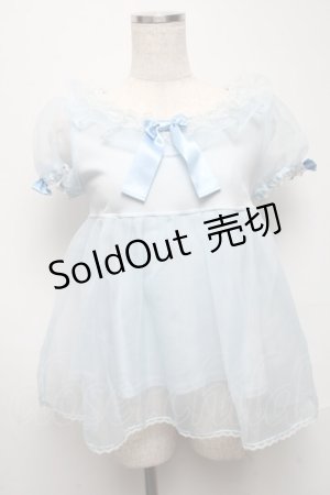 画像: Angelic Pretty / Fancy Dollカットソー  サックス S-25-05-14-015-AP-TO-AS-ZS