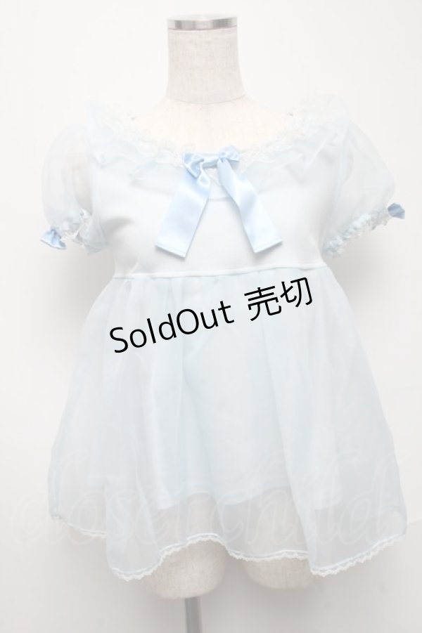 画像1: Angelic Pretty / Fancy Dollカットソー  サックス S-25-05-14-015-AP-TO-AS-ZS (1)