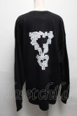 画像2: KINGLYMASK / ダブルトライアングル麻雀ビッグＴシャツ  黒 S-25-05-14-018-PU-TO-AS-ZS (2)