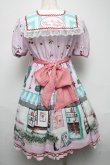 画像2: BABY,THE STARS SHINE BRIGHT / Kitten’s Sweet Cherries Cafe Diner柄ワンピース  ピンク S-25-05-14-028-BA-OP-AS-ZS (2)
