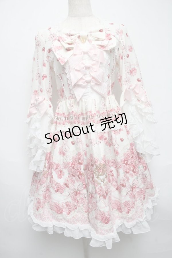 画像1: BABY,THE STARS SHINE BRIGHT / Le Bouquet Eternel柄ワンピース  オフ S-25-05-14-030-BA-OP-AS-ZS (1)