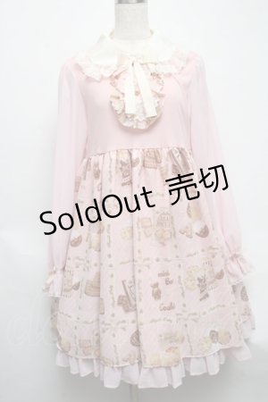 画像: Angelic Pretty / Cream Cookie Collectionカットワンピース  ピンク S-25-05-14-031-AP-OP-AS-ZS