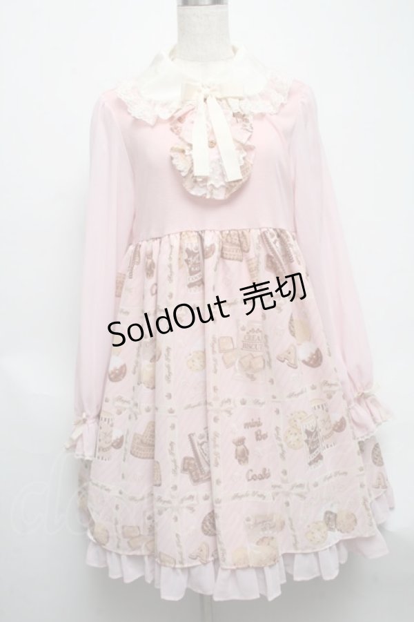 画像1: Angelic Pretty / Cream Cookie Collectionカットワンピース  ピンク S-25-05-14-031-AP-OP-AS-ZS (1)