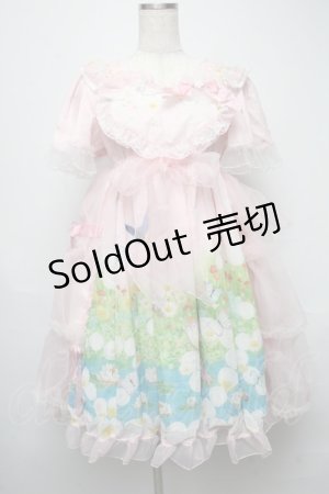 画像: BABY,THE STARS SHINE BRIGHT / Thumbelina Fairy Tale〜未来への旅立ち〜柄ワンピース  ピンク S-25-05-14-032-BA-OP-AS-ZY
