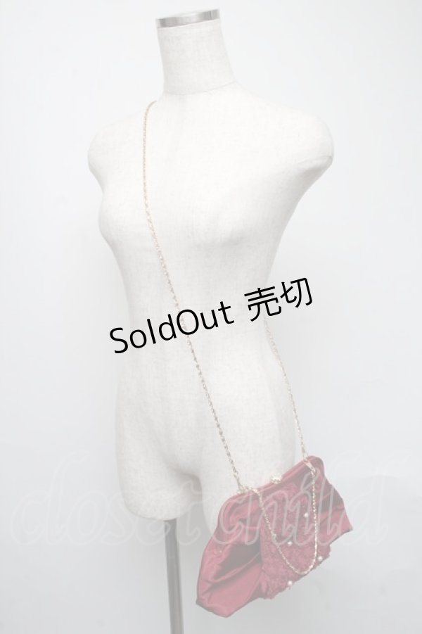 画像3: axes femme / クラッチバッグ  ワイン S-25-05-16-005-AX-BG-AS-ZS (3)