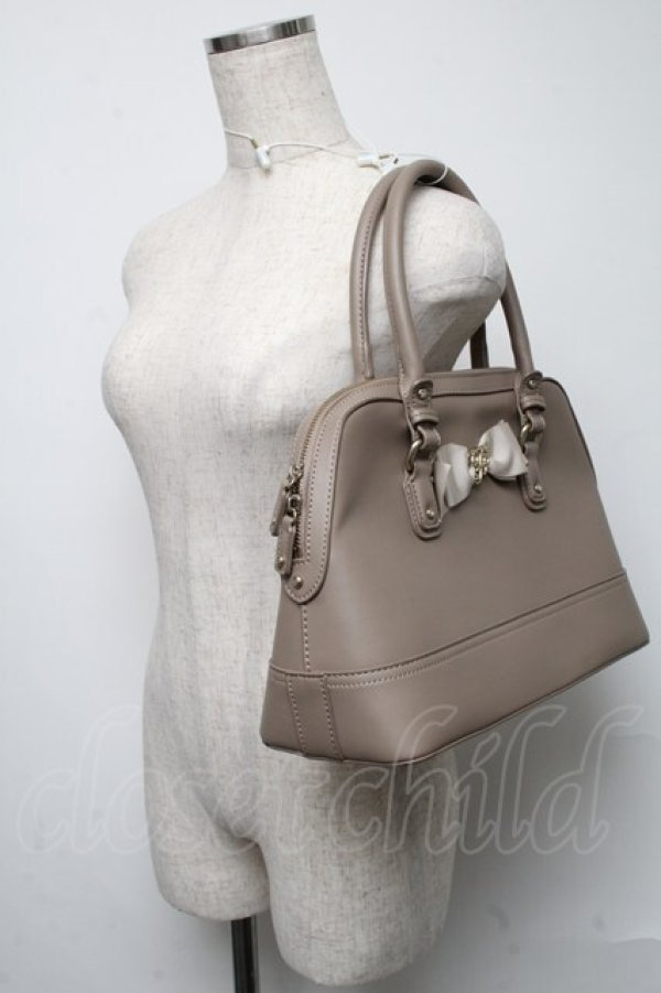 画像3: Maison de FLEUR / benjamineボストンバッグ  ベージュ S-25-05-16-006-LO-BG-AS-ZS (3)
