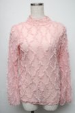 画像1: POPPY / Pink wave tulle tops  ピンク S-25-05-16-018-LO-BL-HR-ZS (1)