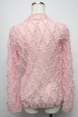 画像2: POPPY / Pink wave tulle tops  ピンク S-25-05-16-018-LO-BL-HR-ZS (2)